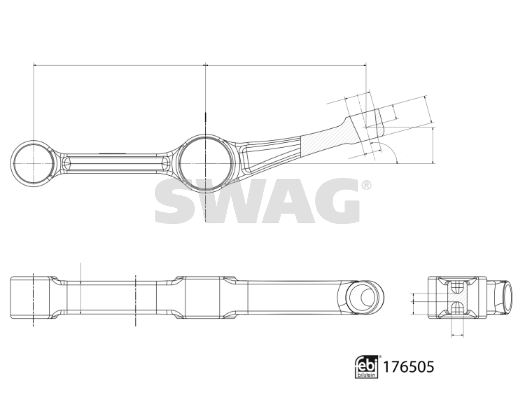 B-10282 Denge Kolu Sag On Alt Bmw 5 Serisi (F10) Xdrive 2010-/ 6 Serisi (F12) 2011-