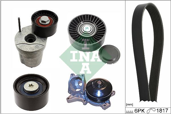 INA 529036830 Kanalli Kayis Seti Bmw E81 E82 E87 E88 E90 E92 E93 Kutuklu. Devirdaimli