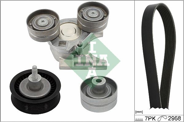 INA 529044210 Alternatör Gergi Rulman Kiti Gegi-Kayis-Avere Bilya Dahil 4 Parca Transit V348-V363 11> 2.2 155ps