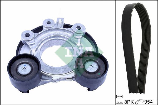 INA 529052210 Kanalli Kayis Seti F45 F48 I8 I12 Mini Mini Countryman F60 Cooper