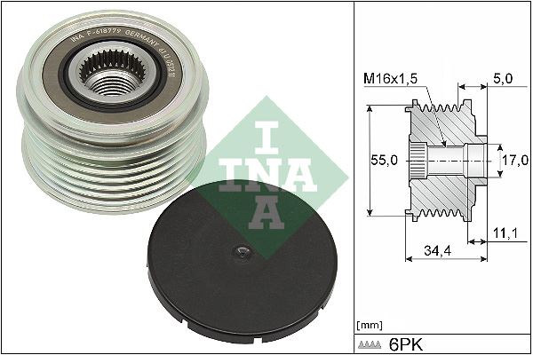 INA 535035710 Alternator Kasnagi Mercedes W177 V177 W247 C118 X118
