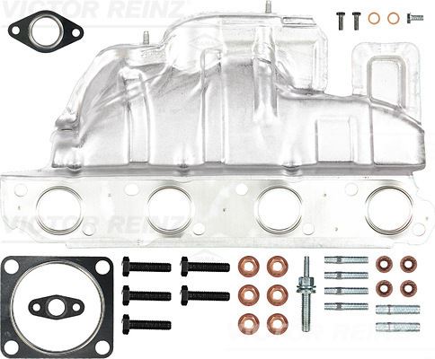 V.REINZ 041000601 Turbo Takim Contasi Egzoz Manifold Contasi Isi Kalkanli. Civatalar Dahil Ford Mondeo-Jaguar X Typ E 01> 2.0 Tdci Önden Çeker