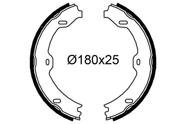 VALEO 564245 Fren Balatasi Arka Park Freni Mercedes C219 W211 S211 W212 R230