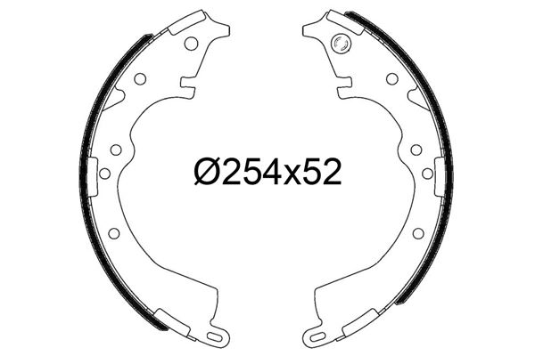 VALEO 564253 Pabuçlu Fren Balatasi Toyota Hilux Vii