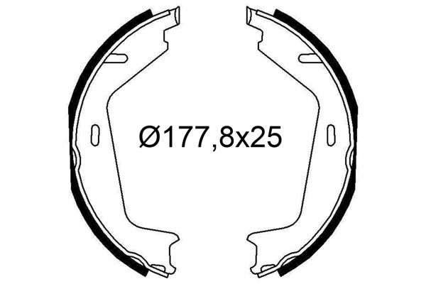 VALEO 564254 Arka El Fren Balatasi Volvo Xc60 I Suv 05>17-Volvo Xc90 I 06>15