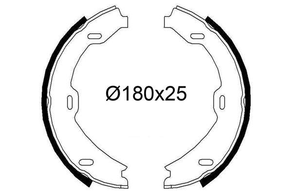 VALEO 564276 Fren Balatasi Arka Park Freni Mercedes S-Class W220 C215