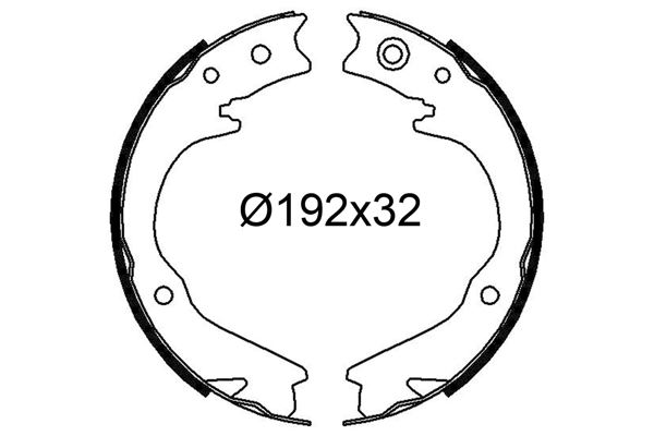 VALEO 564337 Pabuçlu Fren Balatasi Subaru Impreza Ii Svx