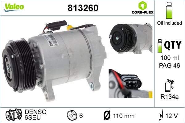 HLL-8FK 366 200-371 Klima Kompresoru F10-F25-F26-F39-F45-F46-F48-F52-F54-F55-F56-F57-F60-G11-G12