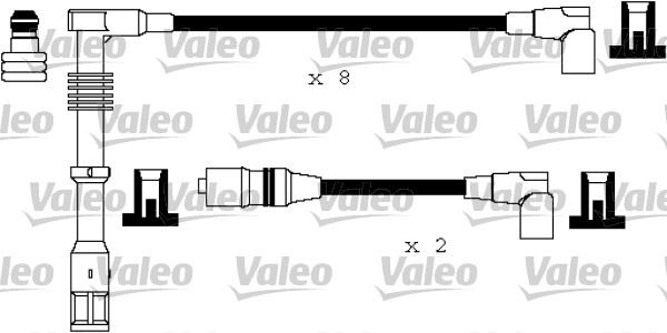 VALEO 346181 Ateşleme Kablo Tk. Audi