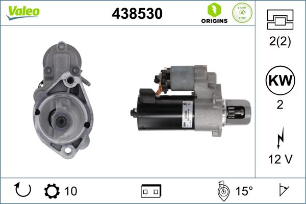 VALEO 438530 Marş Motoru Mercedes Stop Start