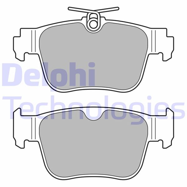 DELPHI LP3669 Fren Balatasi Arka Audi-Cupra-Seat-Skoda-Vw 07/2019>
