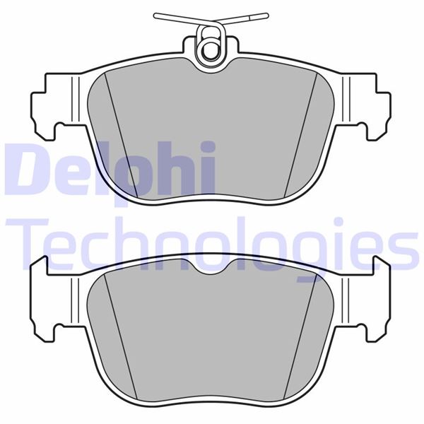 DELPHI LP3674 Fren Balatasi Arka Audi-Seat-Skoda-Vw 11/2019>