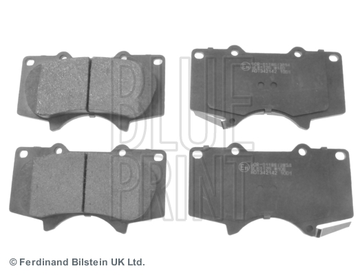 BLUEPRINT ADT342142 Ön Fren Balata Toyota Hilux 3.0l 1kd-Ftv Kun26 4x4 09-11 / Land Cruiser Prado 4.0l 1gr-Fe Grj150 09- > 3.0l 1kd-Ftv Kdj120 D-4d 03-09 / Mitsubishi Pajero 3.2l 4m41 V98w 07->