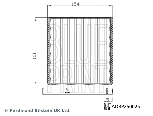 BLUEPRINT ADBP250025 Kabin Filtresi Hyundai