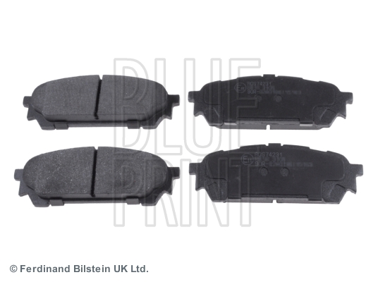 BLUEPRINT ADS74231 Arka Fren Balata Subaru Forester 2.0l Ej204 Ej205 Sg5 02-08 / Impreza 2.0l Ej201 Ej204 Ej205 Gg9 Gga 00-08