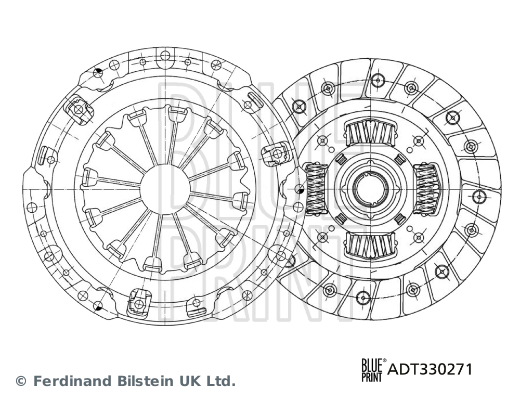 BLUEPRINT ADT330271 Debriyaj Seti Toyota
