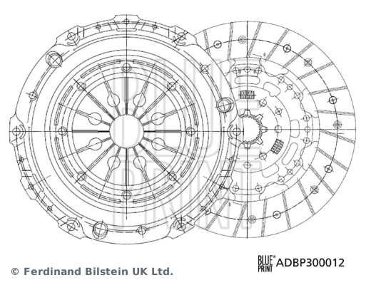 BLUEPRINT ADBP300012 Debriyaj Seti Vw-Audi