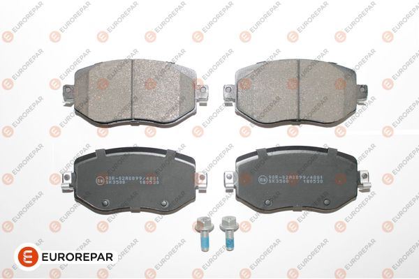 EUROREPAR 1679468780 Ön Fren Balatasi Renault Megane Iv 15> Tüm Motor Tipleri G:129mm Y:58.4 Mm K:18mm