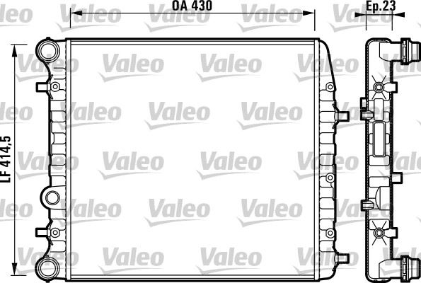 VALEO 732863 Radyatör Vw Polo