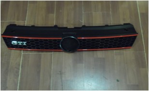 GKL 290877 Ön Panjur Çift Kirmizi Çizgili Saten Siyah Gti Yazi Polo 2010-2014