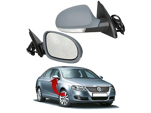 GKL 291410 Ayna Komple Sag Çevre Aydinlatmali Passat 2005-2011