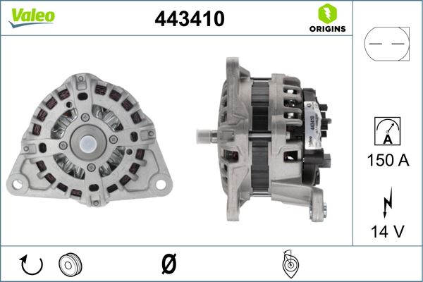 SPG-ALT1056 Alternator 12v 150a (Alt3932) Ducato 11- / Boxer 11- / Jumper 11- / Daily Vi 14- (3.0 Dizel Araclar Icin)
