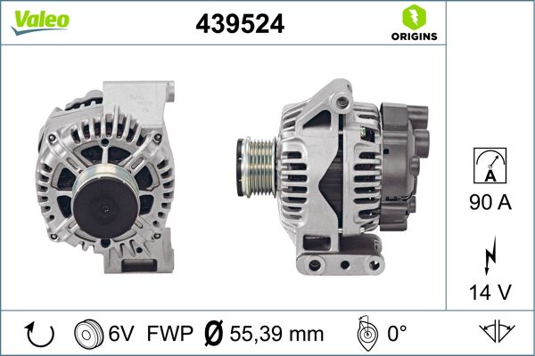 VALEO 599223 Alternatör Kasnaği 90a Klimali Corsa C-Astra G-H-Meriva A-Tigra-Agila-Nemo-Bipper-Grande Punto- Fiorino-Doblo 1.3 Jtdi