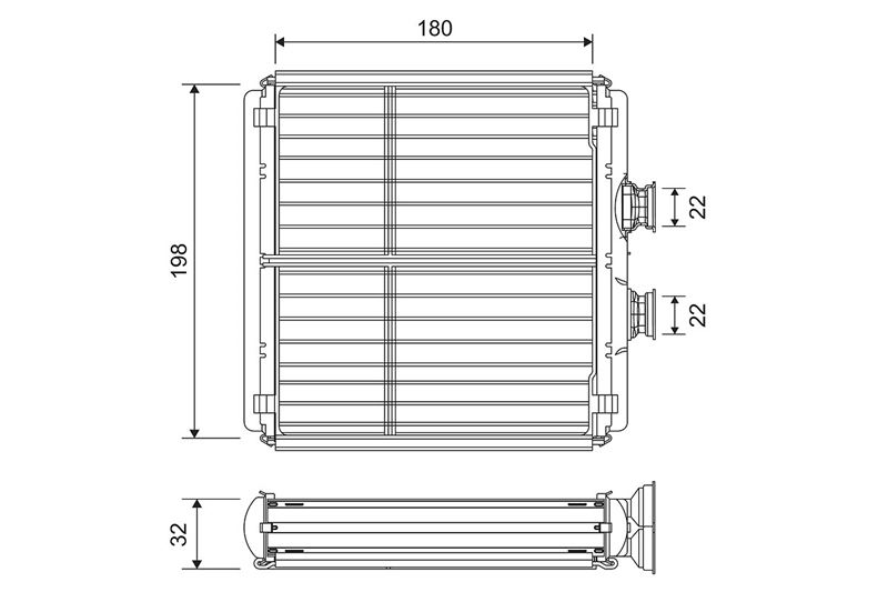 VALEO 811508 Kalorifer Radyatoru Mercedes W204 W212 C218 R231 C190 R197