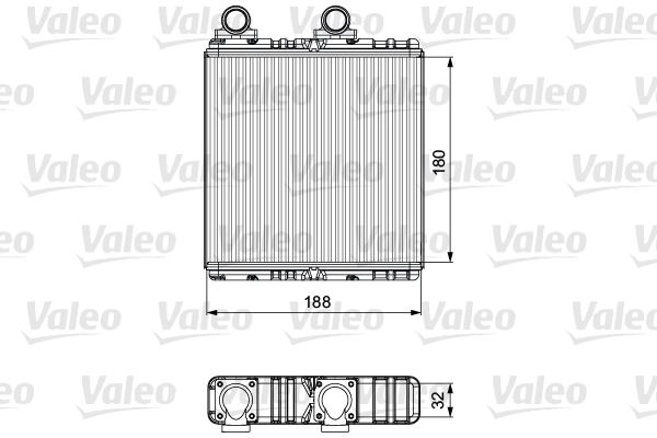 VALEO 811554 Kalorifer Radyatörü Saab 44264
