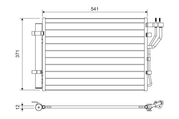 VALEO 822582 Kondenser Hyundai Ix20