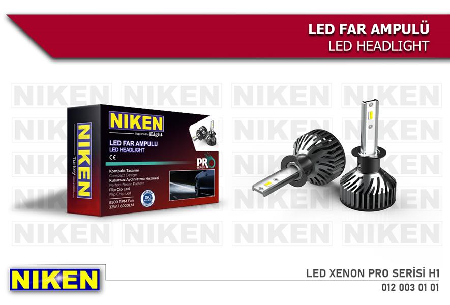 NIKEN 0120030101 Ampül Led Xenon Pro Serisi H1