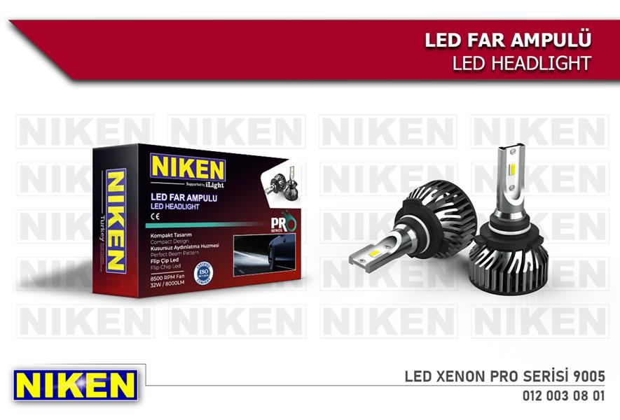 NIKEN 0120030801 Ampül Led Xenon Pro Serisi 9005
