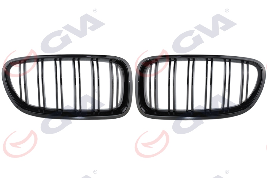 GKL 340305 Ön Panjur Böbrek Set Parlak Siyah Çift Çita Bmw F10