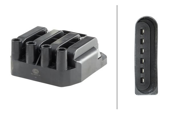 HELLA 5DA358000181 Ateşleme Bobini. 12v. 6-Kutuplu. Vw Bora-Golf Iv-Skoda Octavia I