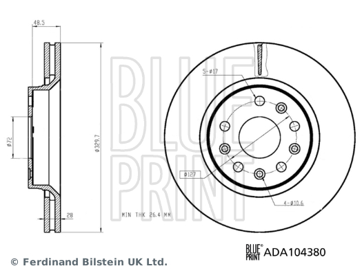 BLUEPRINT ADA104380 Fren Diski