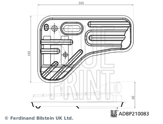 BLUEPRINT ADBP210083 Şanziman Yaği Filtresi A1 Gb Sportback.A3 8p .A3 8p Cabrio.A3 8p Sportback.A3 8p Sportback