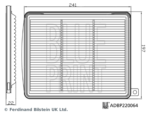 BLUEPRINT ADBP220064 Hava Filtresi İ10 G3la-G3ld-G4lf 1.0-1.2 Benzin 2019 >