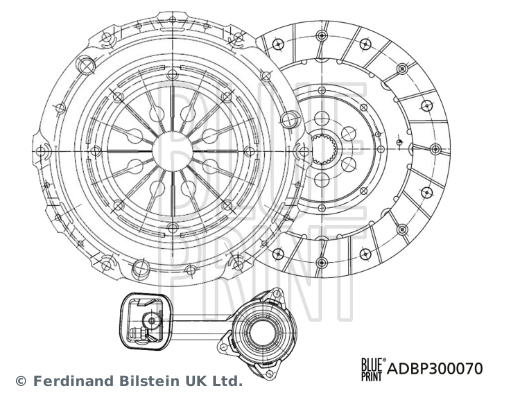 BLUEPRINT ADBP300070 Debriyaj Seti