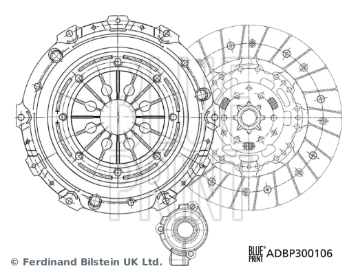 BLUEPRINT ADBP300106 Debriyaj Seti 9-3 Ii D4 .9-3 Ii E5 .9-3 Ii Cabrio C7 .9-3 Ii Cabrio Xwd Sb .9-3 Ii Xwd D4 .9-3