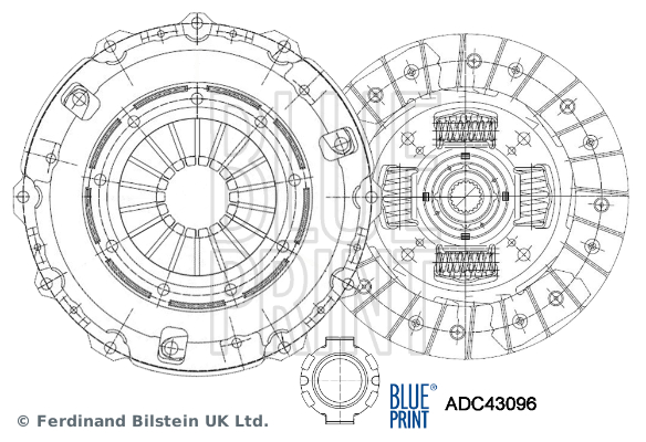 BLUEPRINT ADC43096 Debriyaj Seti Galant 1997-04