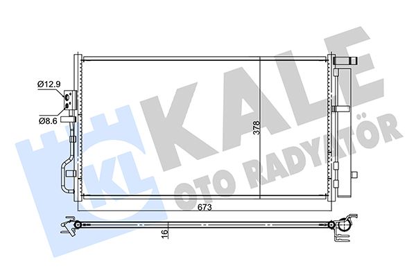 43-2156 Klima Radyatoru Hyundai Tucson / Kia Sportage / 1.6 Gdi 2015-