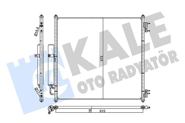 KALE 357820 Klima Radyatoru Land Rover Defender L663 Range Rover L405 L494
