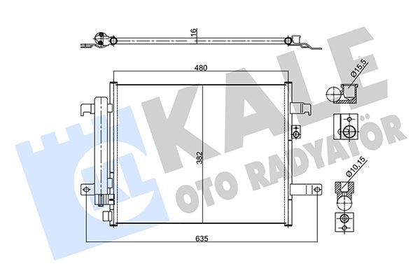 KLR-358725 Klima Radyatoru (Mazda  Mx-5 Iv 1.5 15- 2.0 15-/ Mx-5 Rf Targa 1.5 17- 2.0 16- )