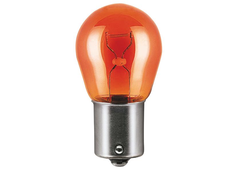 WOLFRAM 27899 Ampul 12v Py21w 21 Ba15s 93 Ampul Düz Tirnak Sari Stop-Sinyal Ve Park Serisi