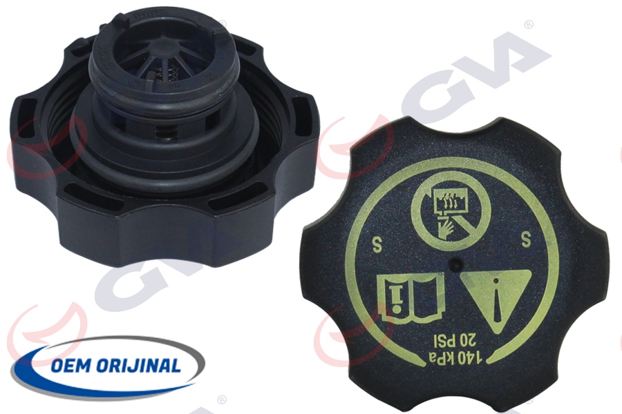 GVA 9890400 13544913 Genleşme Kavanozu Kapaği Radyator Ek Su Depo Astra J-Insignia-Corsa D-Corsa E-Cruze- Adam-Mokka