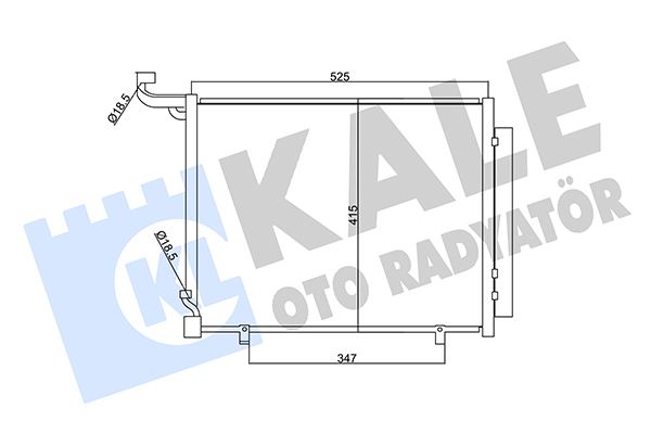 ORIS CFR024000 Klima Radyatörü Ford Fiesta-Courier 14> 1.0 Ecoboost-1.5 Tdci