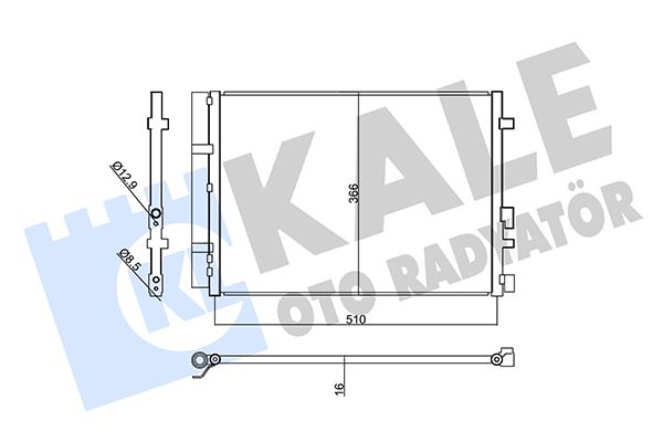 KAL 357845 Klima Radyatörü  I20