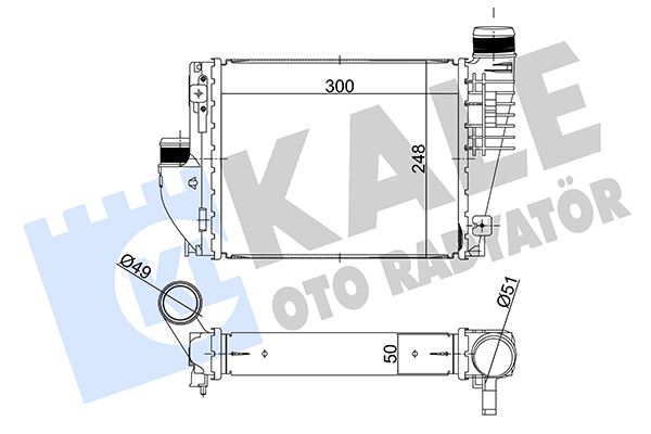 KALE 358705 Intercooler Turbo Radyatörü Citroen Jumpy-Spacetourer-Opel Zafira-Vivaro C-Traveller-Expert- Toyota Proace Al/Brz 1.5 Dv5 1.6 Dv6 2.0 Dw10 Bluehdi