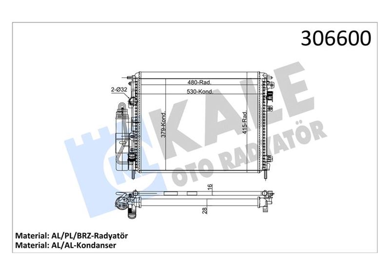 KALE 052829RIN Modül Clio Ii-Kangoo-Thalia1-2-1.4-1.5dci-1.6-1.9 97-01 Al