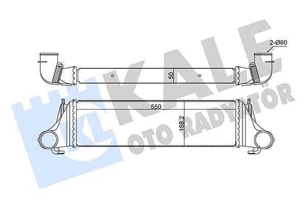 MGA-87105 Turbo Radyatoru Brazing Bmw X5 E-53 M-57